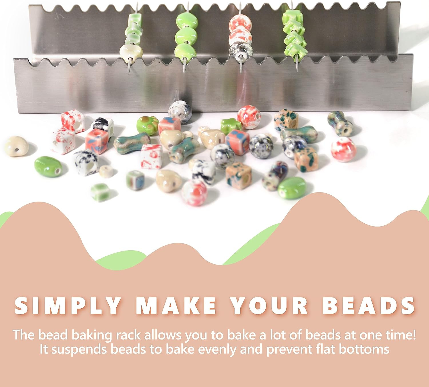 Bead Baking Rack, Polymer Clay Tools, Drying Rack for Polymer Clay Jewelry Makin