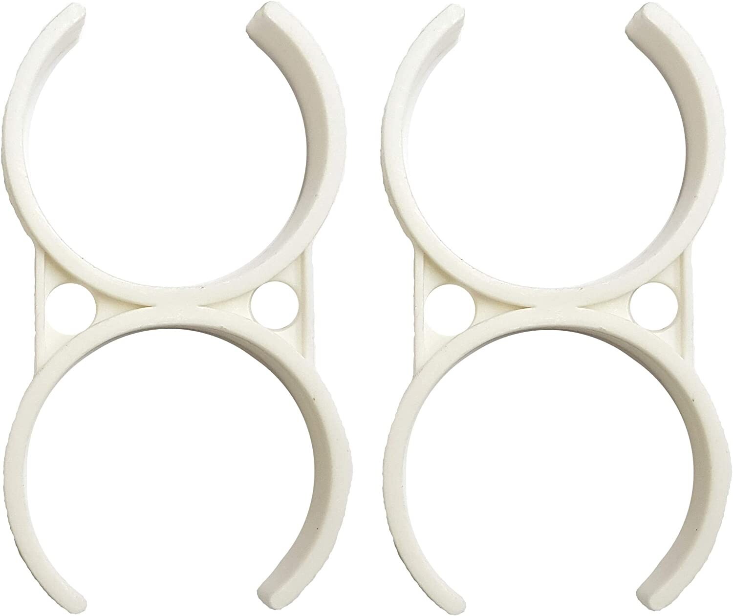 Clips to hold RO membrane housing and  large inline filter , 2.5"x2.5"