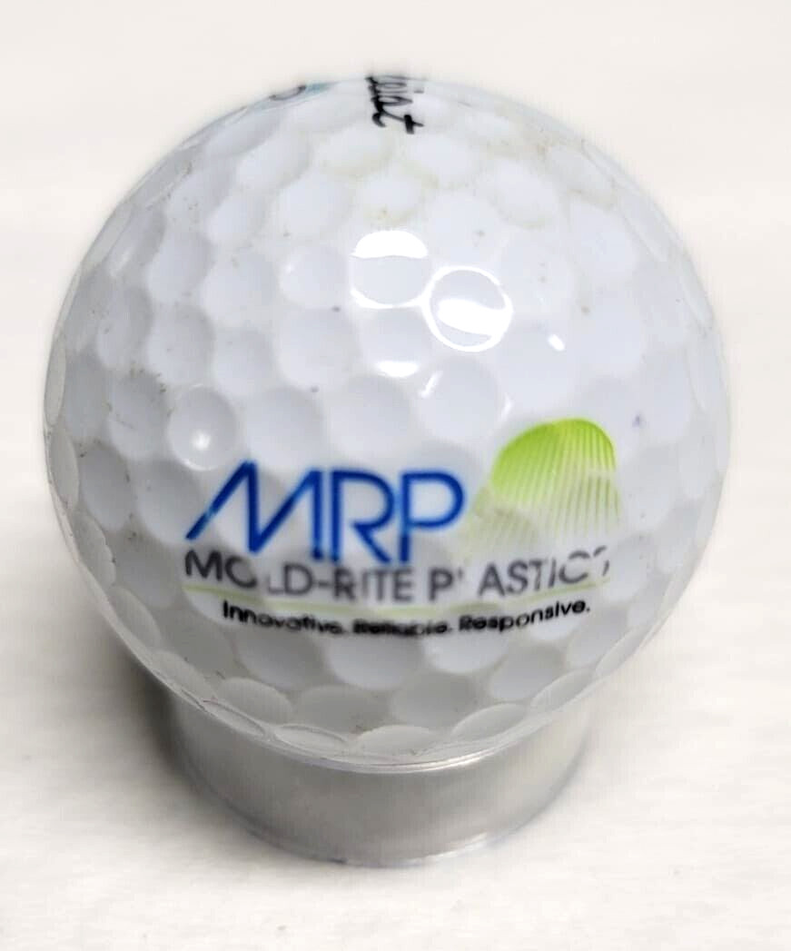 MRP Mold-Rite Plastics Logo Golf Ball (Titleist NXT Tour) ~ AAA