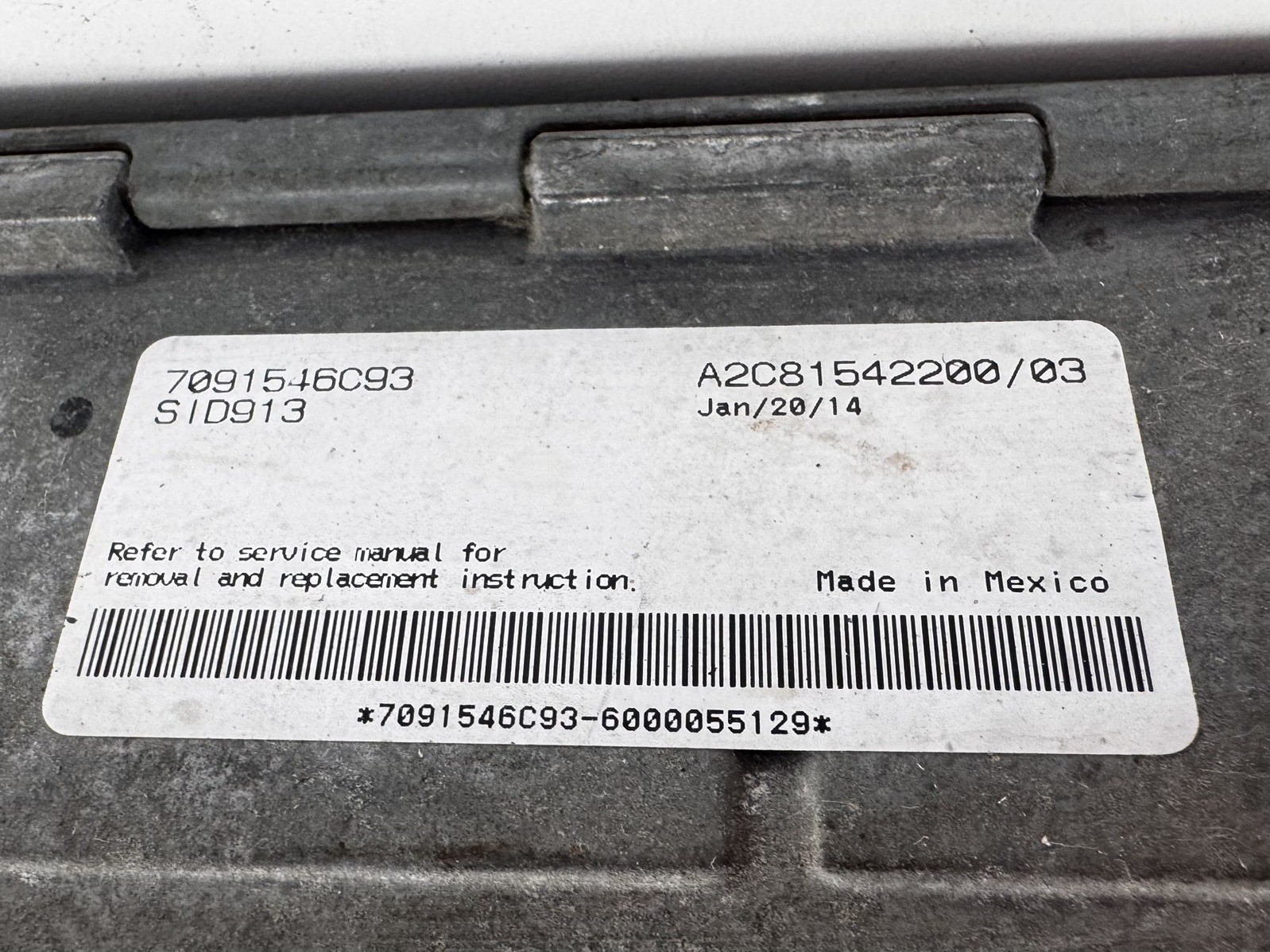 INTERNATIONAL MAXXFORCE ECM engine computer module 7091546C93