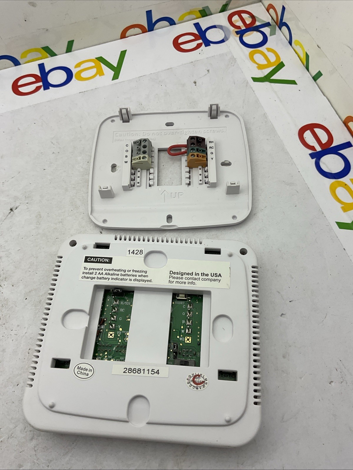 OEM VIVE TP-P-705 Digital Programmable Thermostat White Fast Free Shipping