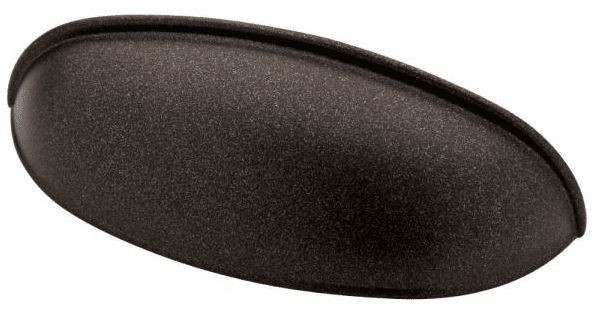 2-1/2" or 3" Dual Mount Cup Pull Cocoa Bronze