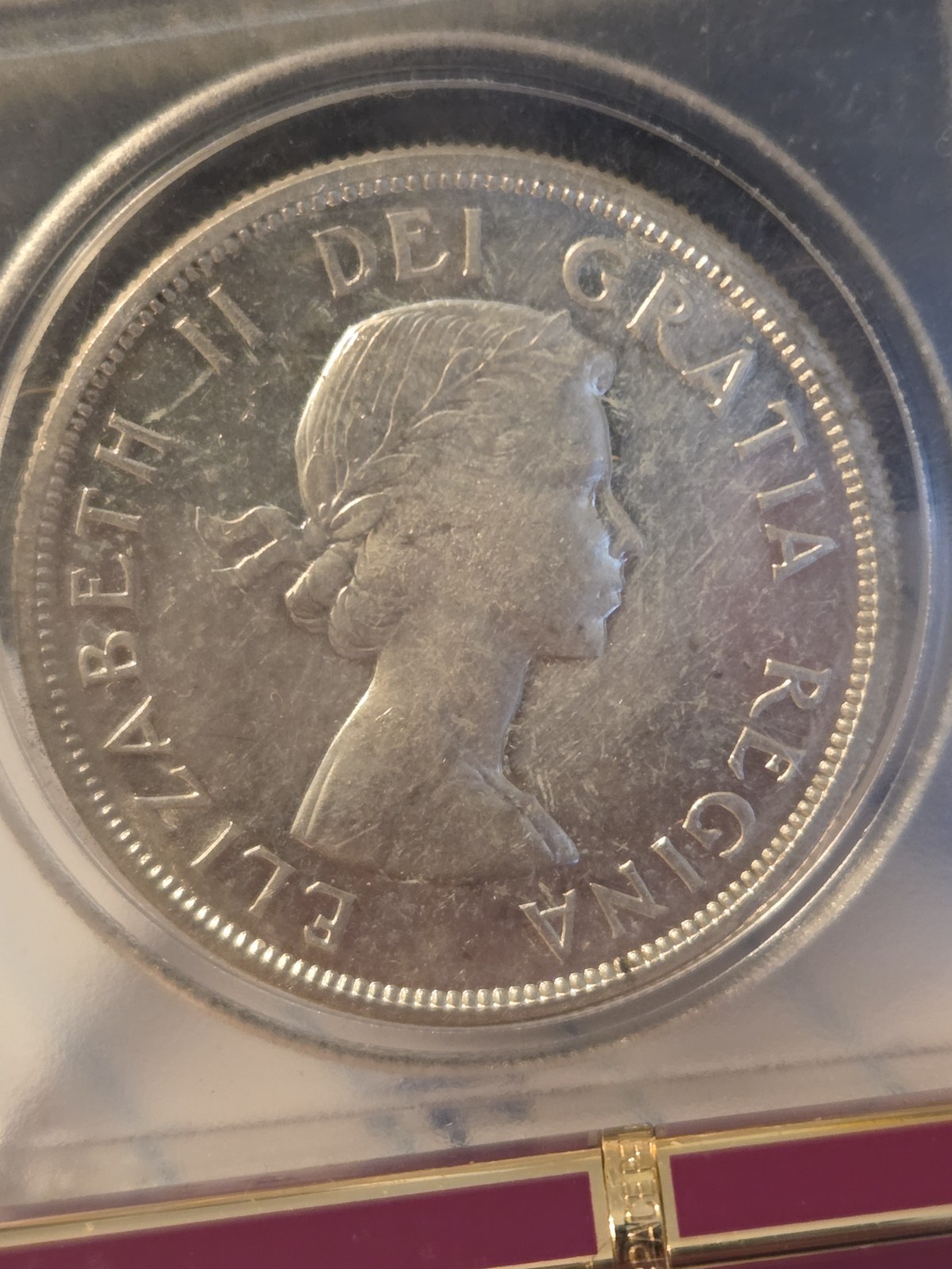 1962 Silver Dollar Canadian Canada Coin 80% $1 in container