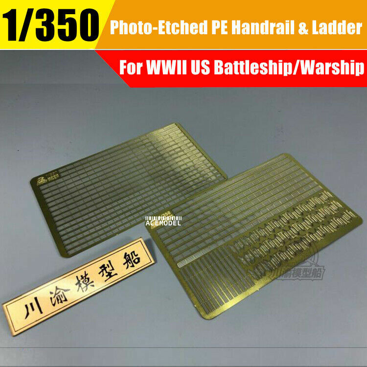 1/350 USS Battleship Photo-Etched PE Handrail&Ladder&Railings Detail-up Part