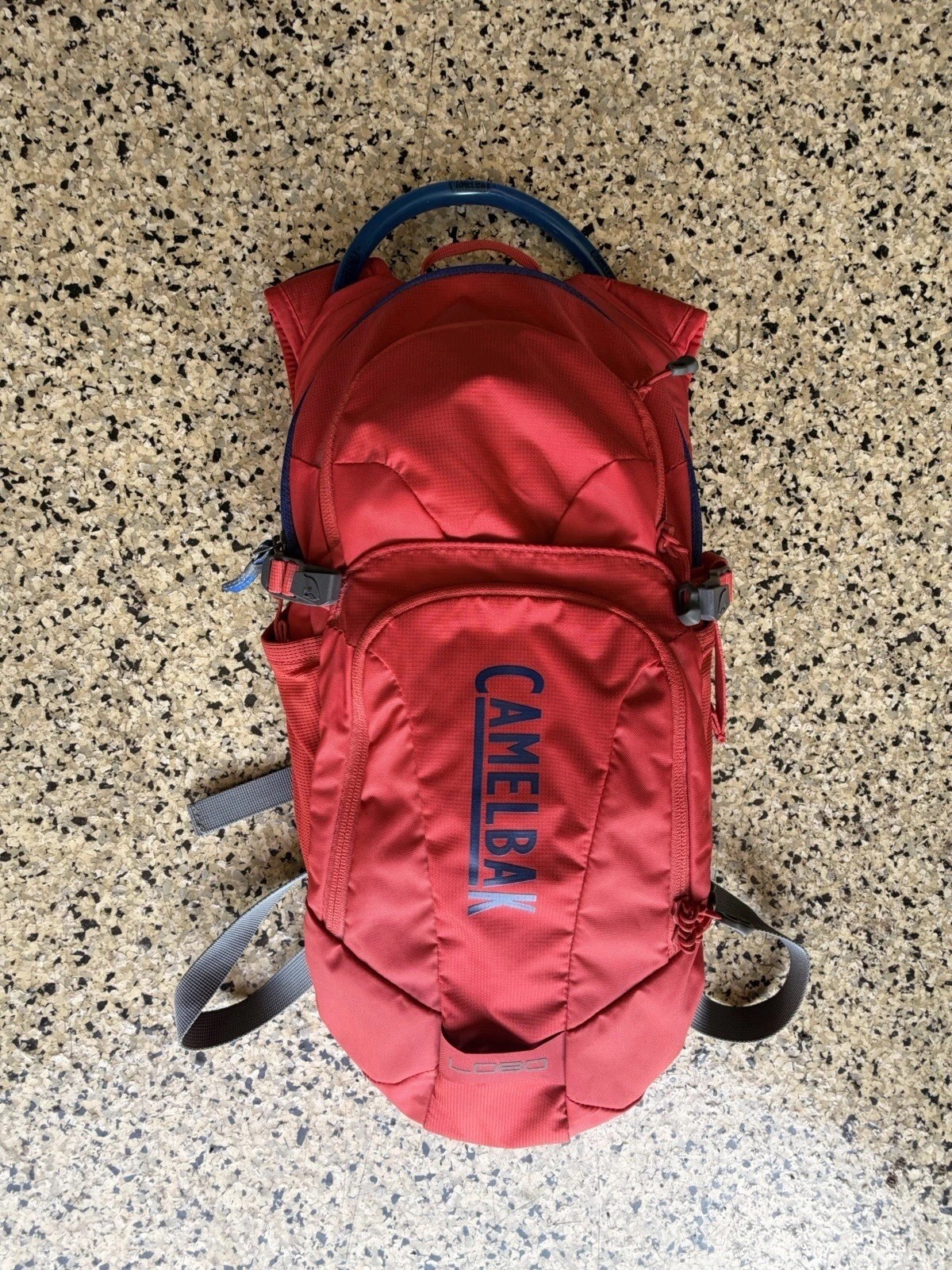 CamelBak Lobo Hydration Backpack 3L Red/Gray/Blue Reservoir Adjustable