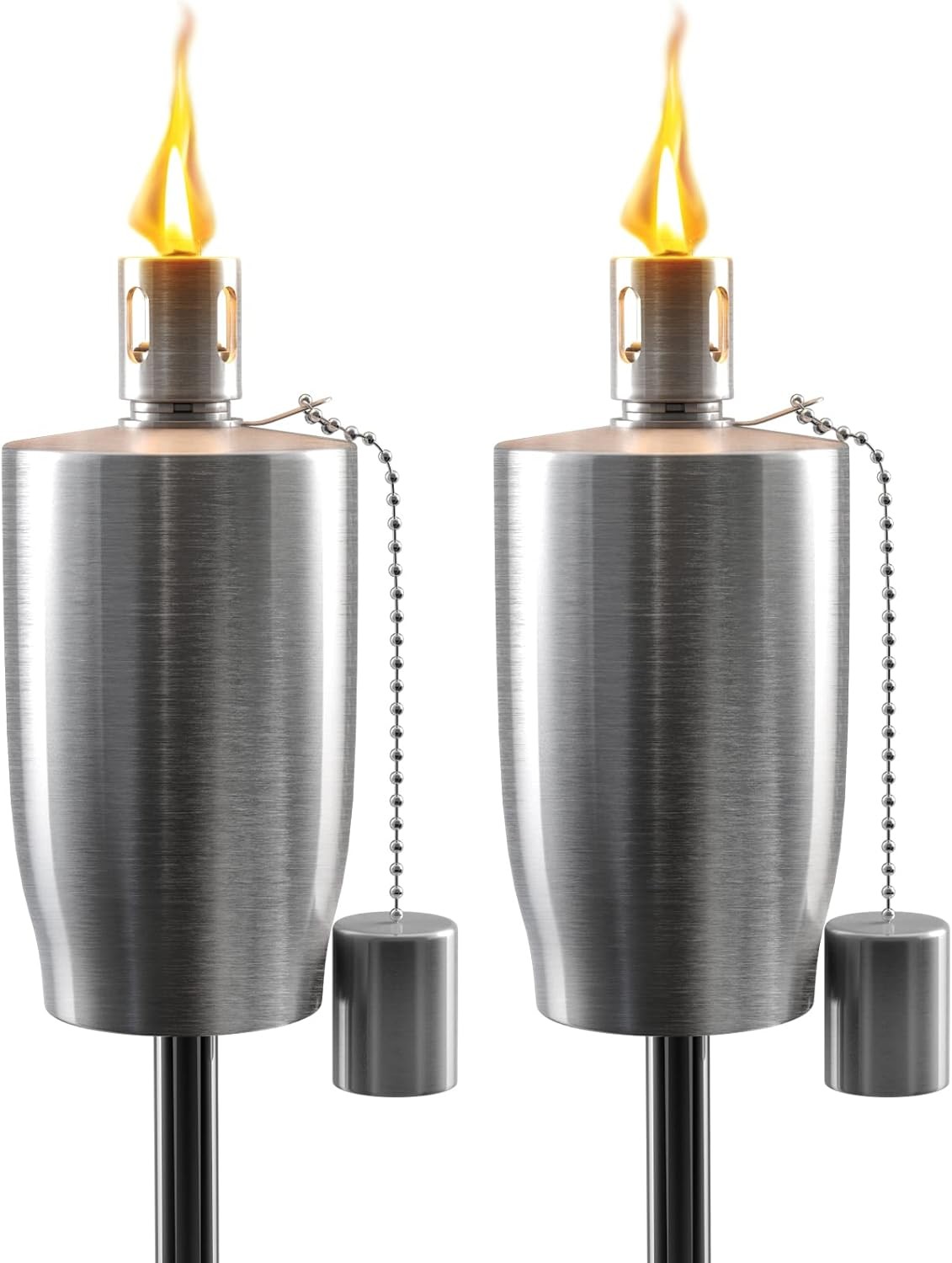 Stainless Steel Torches Outside Outdoor Torches Patio Garden & Yard Lights 5 ft