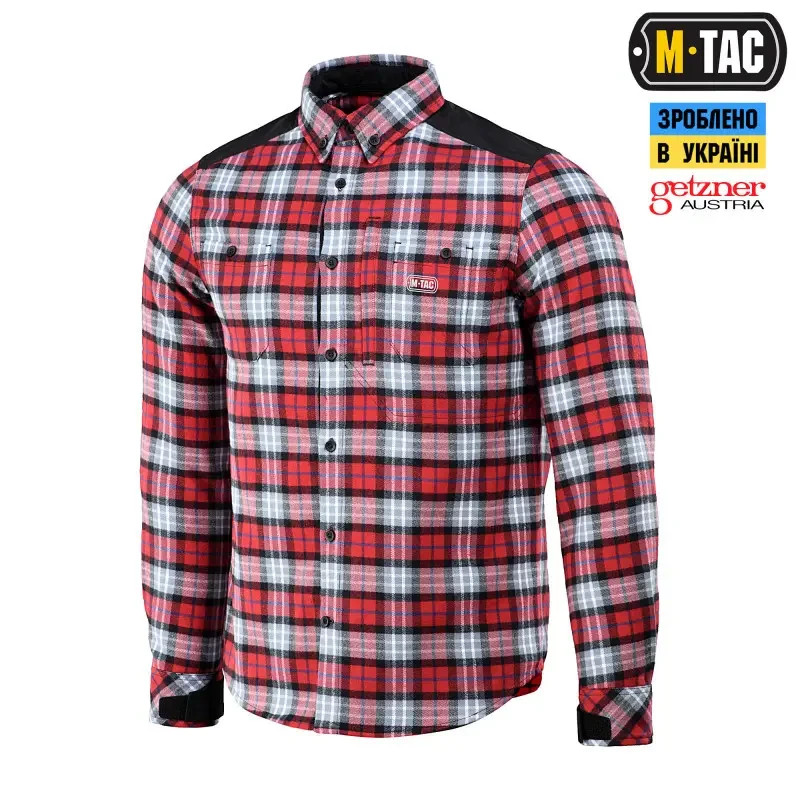 M-Tac men's shirt Redneck Cotton Shirt Red, tactical cotton shirt M-Tac in  💛💙