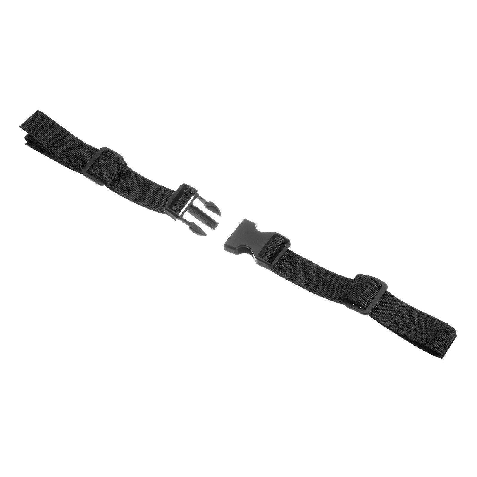 Backpack Belt Straps Waist with Quick-Release Buckle Black