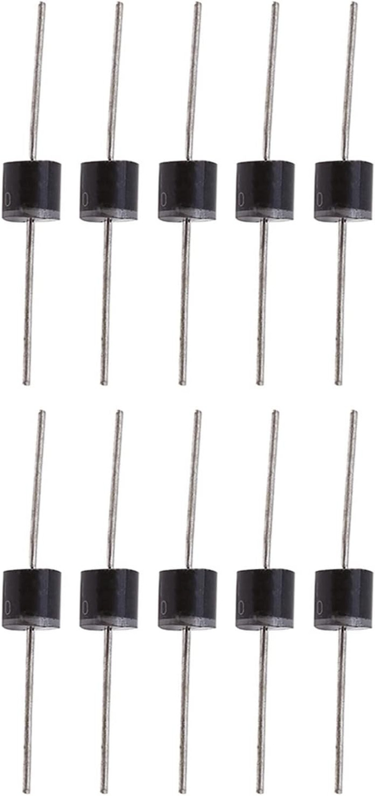50Pcs 10A10 1000V Diode 12V High Voltage Rectifying Diodes One Way Electrical