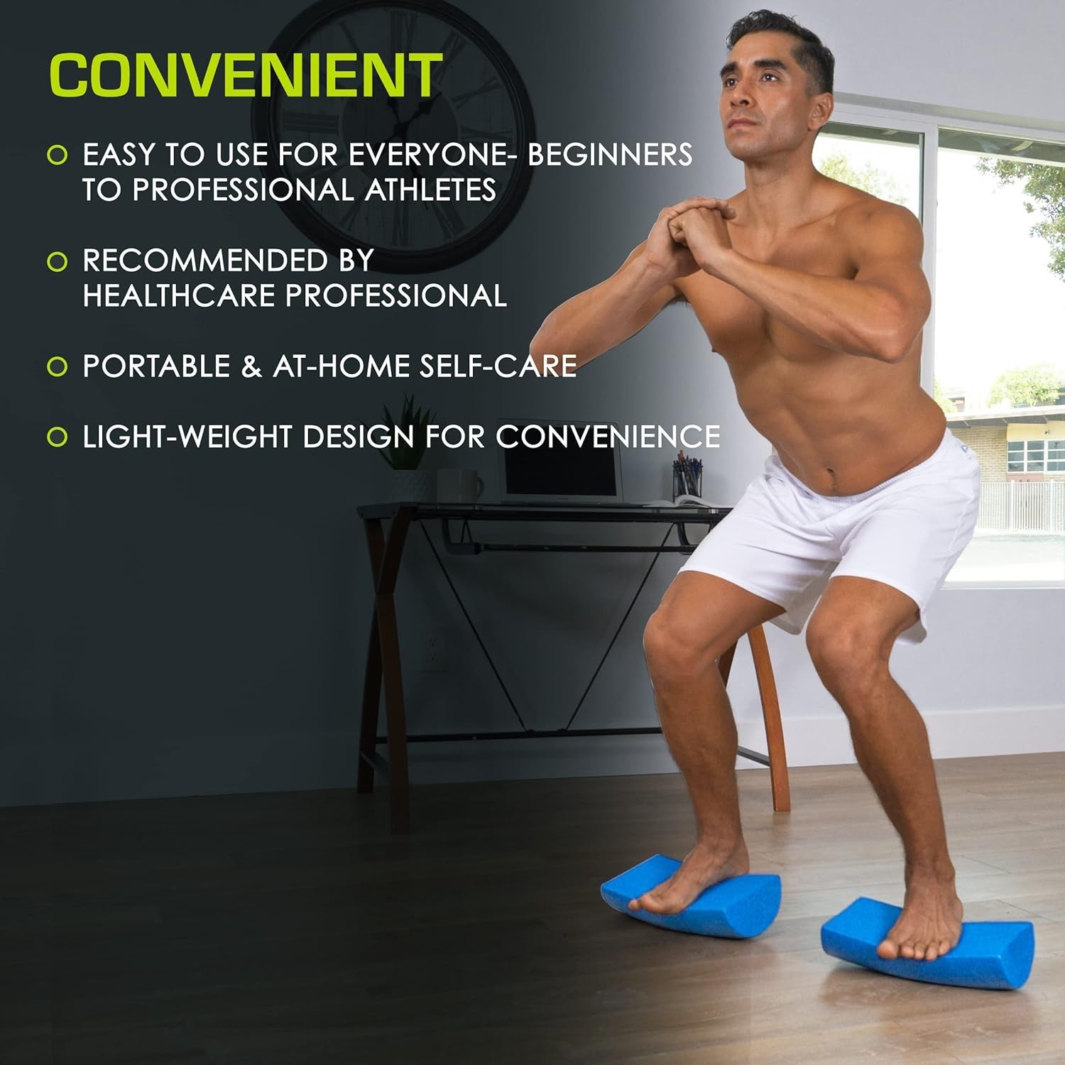 Blue 12'x3' Flex Foam Roller for Effective Trigger Point Release and Therapy