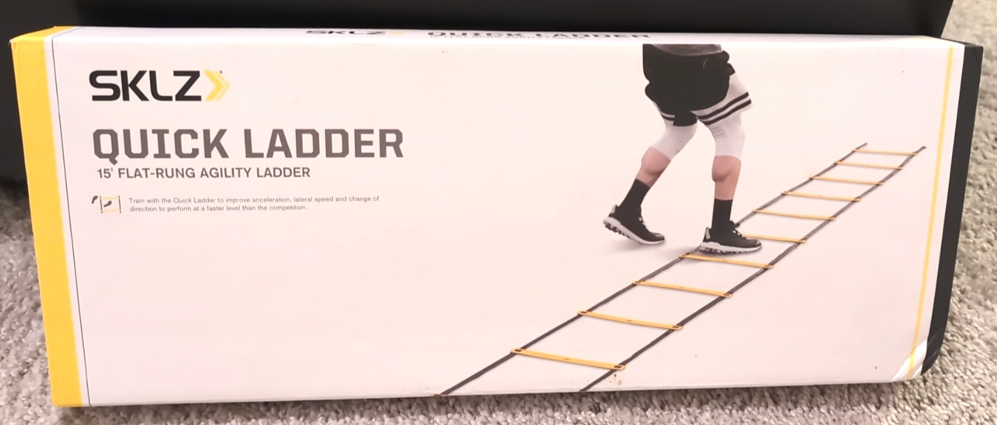 Sklz Quick Ladder 15' Flat Rung Pro Footwork Agility Trainer W/Bag - New in Box