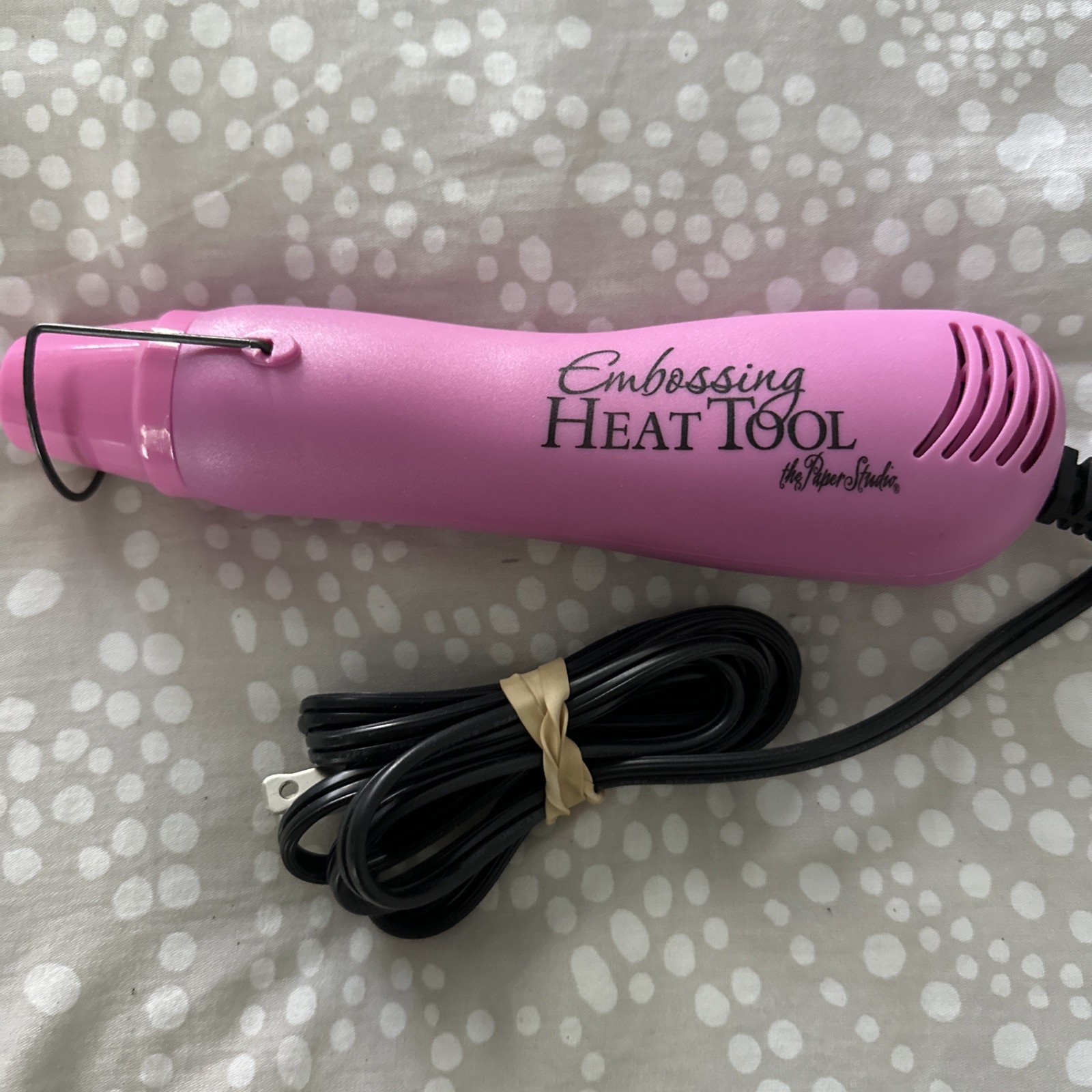 Embossing Heat Tool Gun Plug In Pink Crafts Scrapbooking Cards The Paper Studio