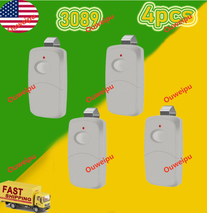 4pcs For 3089 multi-code multicode 308911 Linear MCS308911 300mhz Button Remote