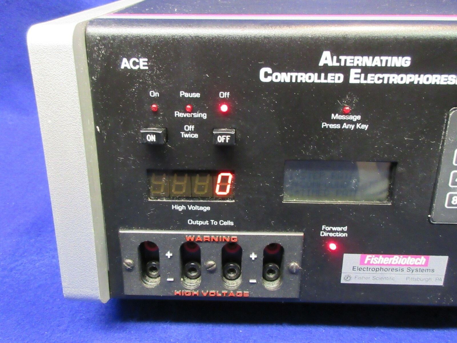 Fisher Biotech Alternating Controlled Electrophoresis FB720 programmable