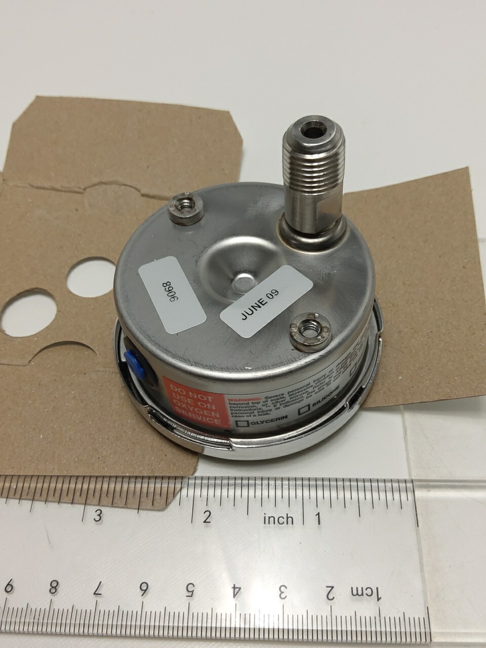 ASHCROFT INS-25-1000-SW-131 VACUUM GAUGE
