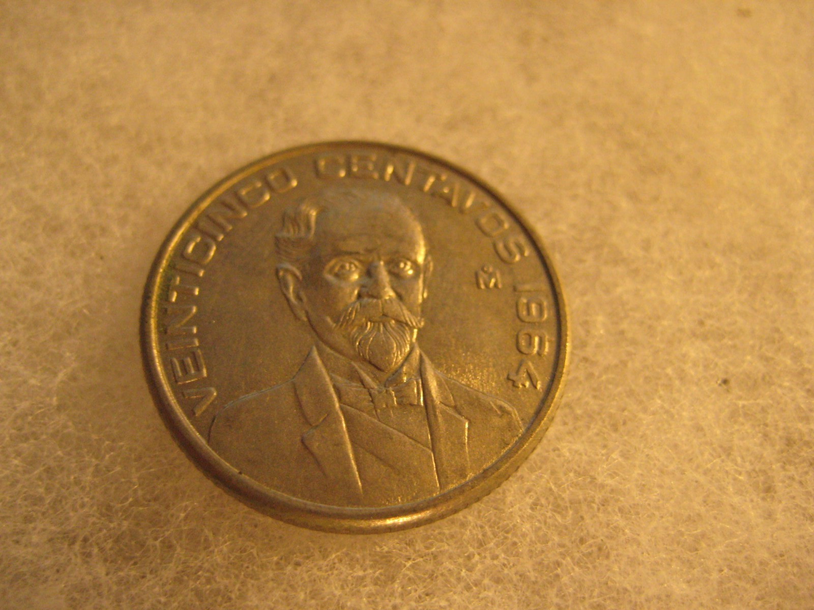 MEXICO 25 CENTS 1964 Venticinco