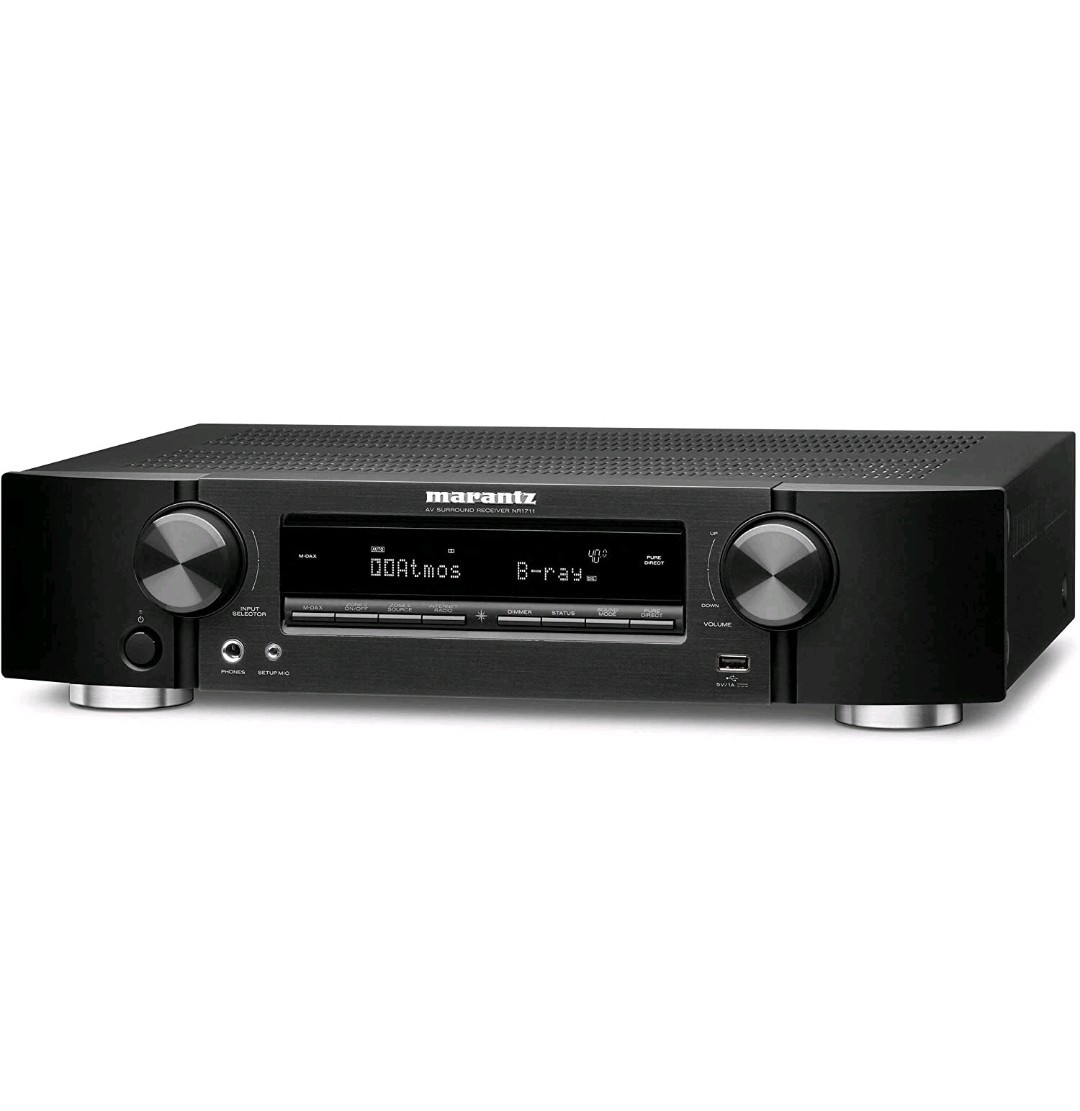 Marantz Nr1711 Av Surround Receiver Tested Working Slim 8k Home Theater