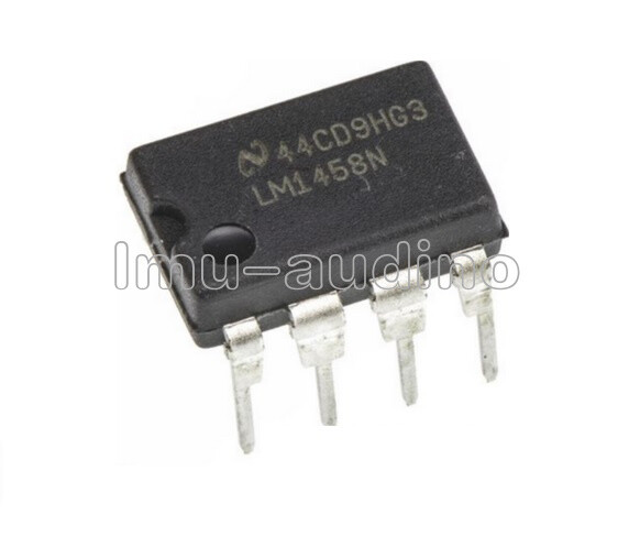 10PCS LM1458 LM1458N 1458 IC DUAL OPERATIONAL AMPLIFIER