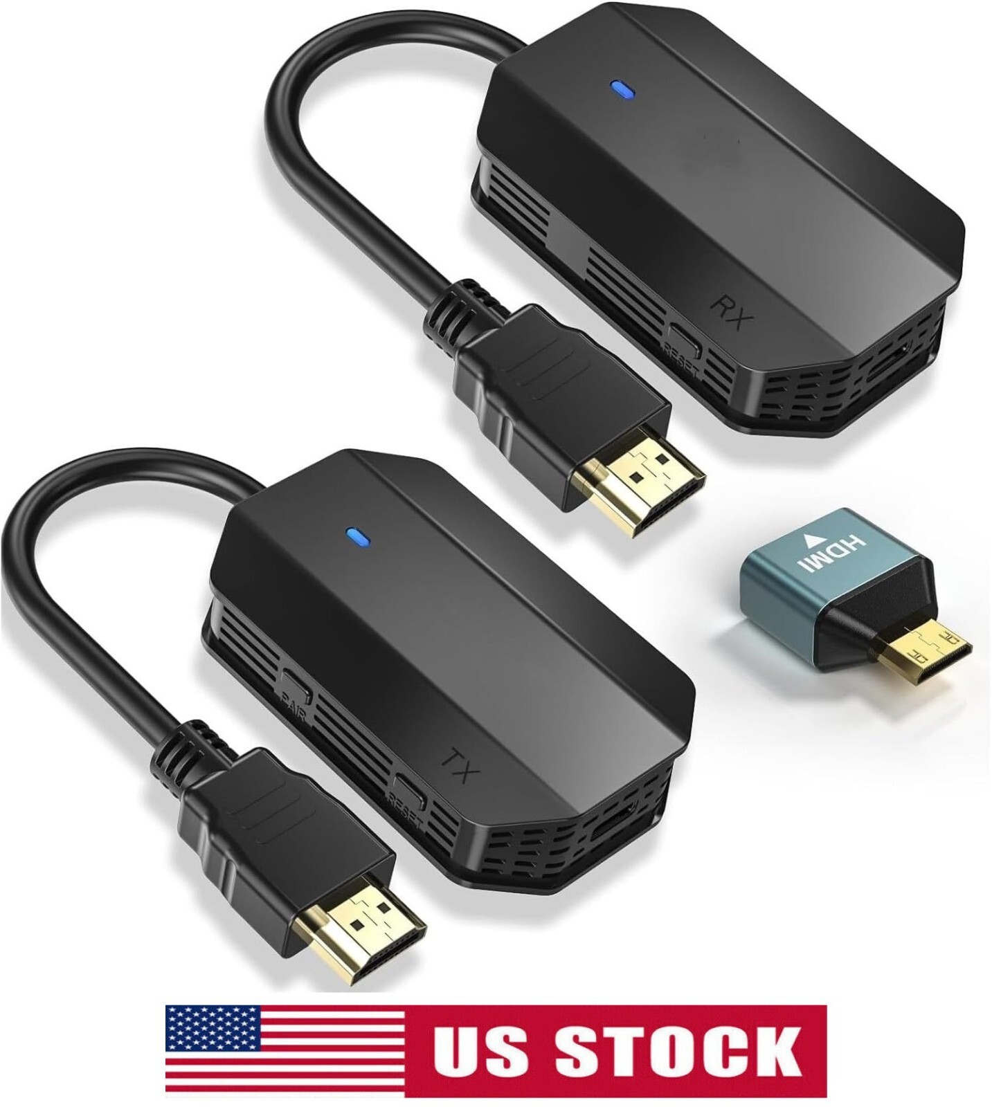 HDMI Wireless Extender Video Transmitter & Receiver Kit TV Stick Share 50M