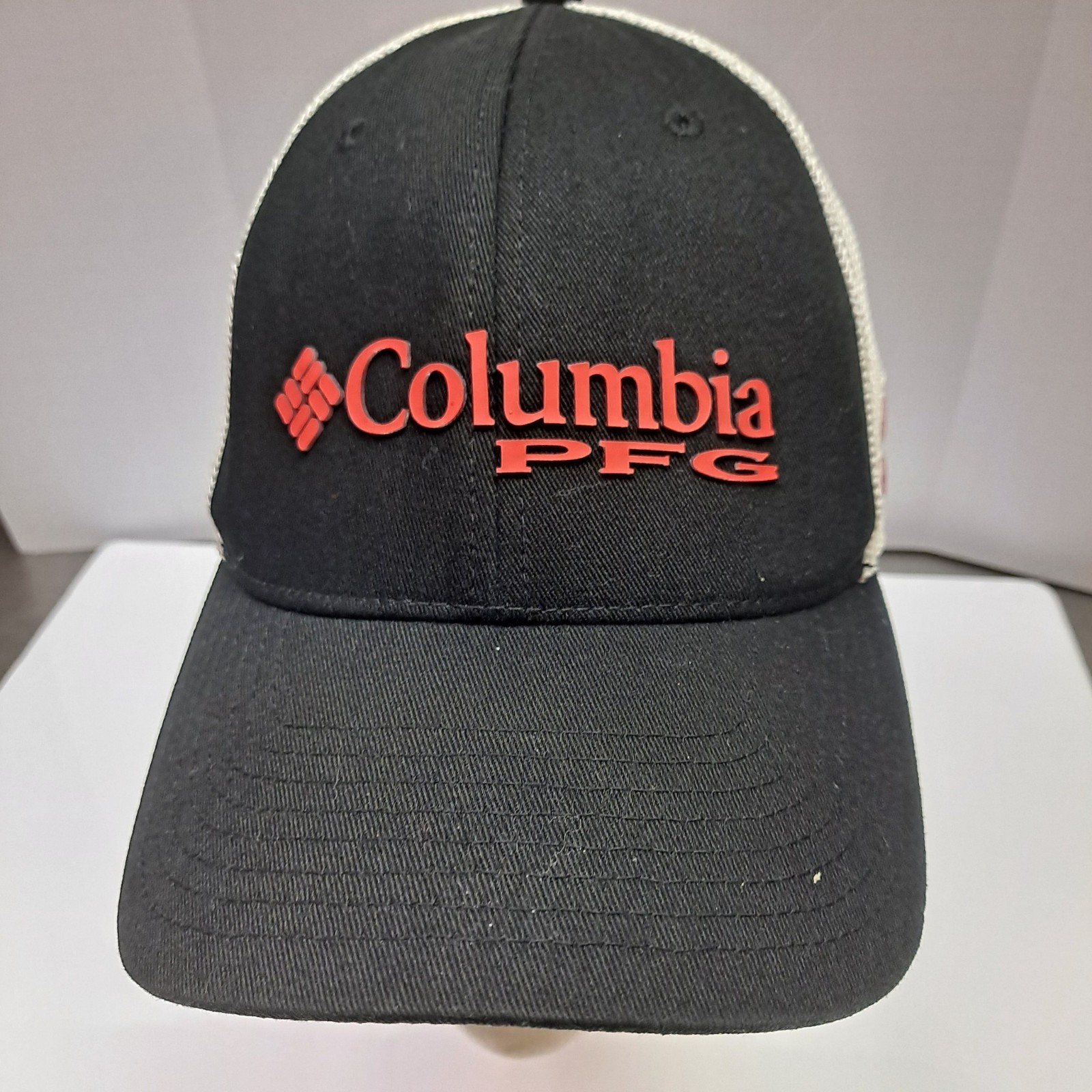 Columbia PFG Mesh Fish Flag Collegiate Ball Cap Unisex Georgia Bulldogs
