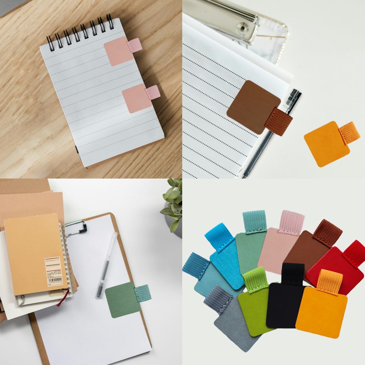 10 Pack -Adhesive Pen Loop Holder, Pen Loop Holder Set with 10 Colors, Mixed ...