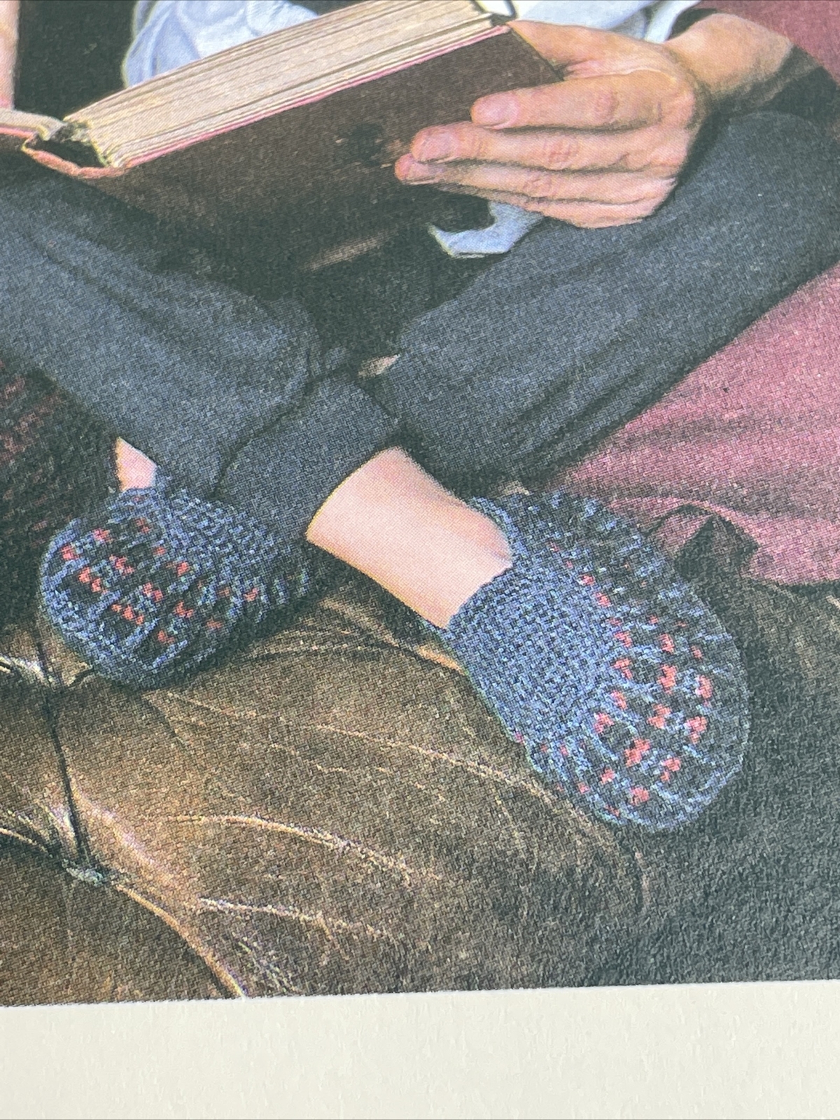 Marshall Cavendish Father & Son Slippers Crochet Pattern