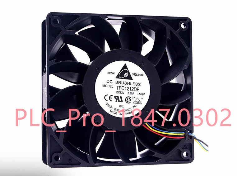 1PCS NEW Delta TFC1212DE 120mm PWM Fan 252CFM 12V 3.90A Fast delivery