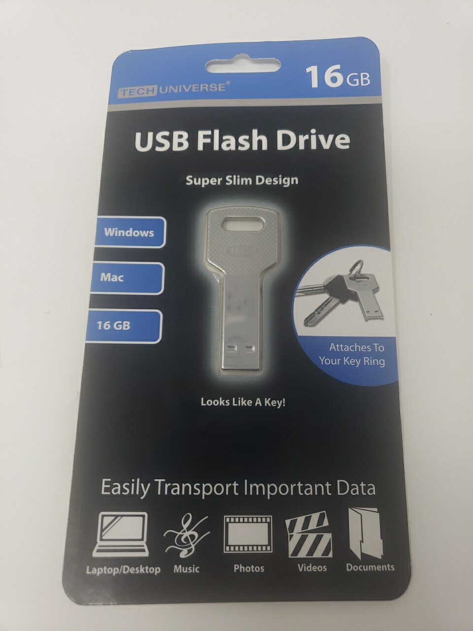 Tech Universe USB Flash Drive 16GB TU5106 2ct