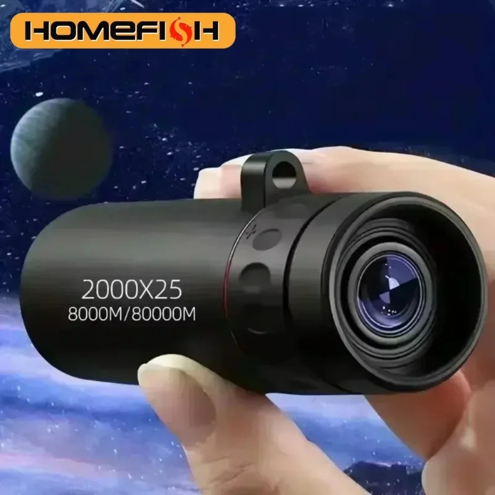 2025 2000X25 HD Compact Monocular Telescope – Portable for Travel, Hiking US