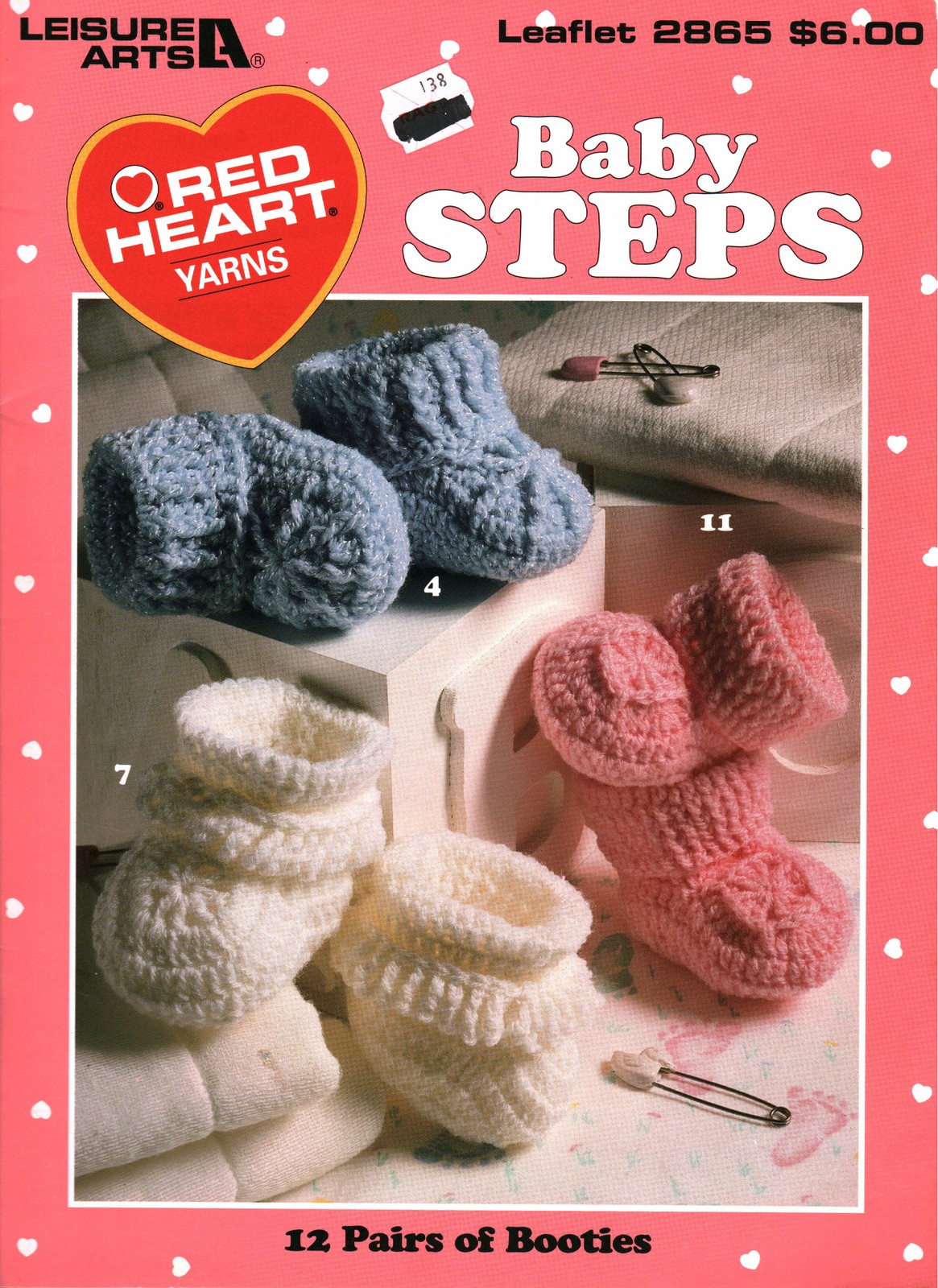 Baby Steps Booties | Leisure Arts 2865