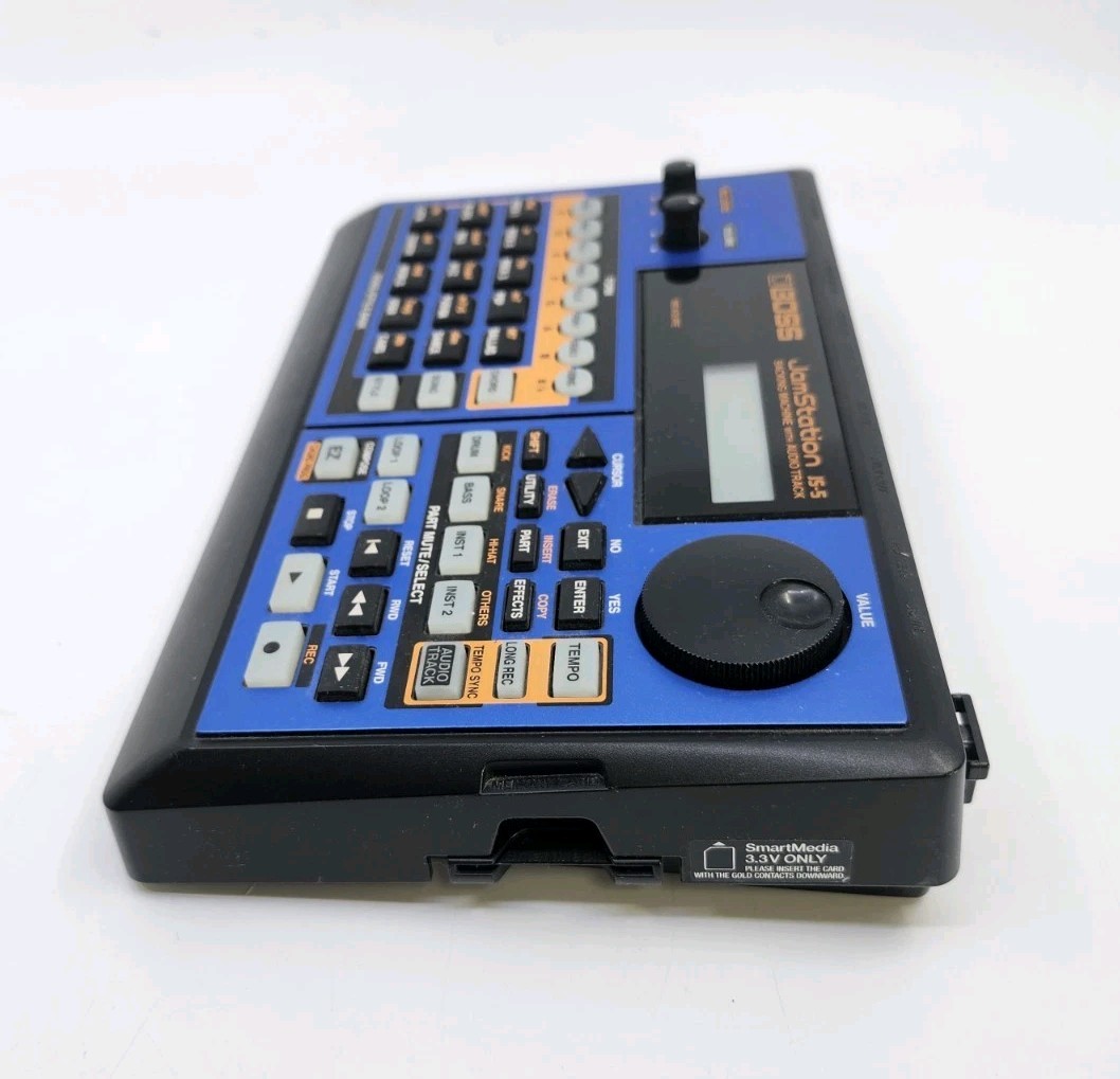Boss JS-5 Jam Station Rhythm Backing Jamming Drum Machine Original Box UNTESTED