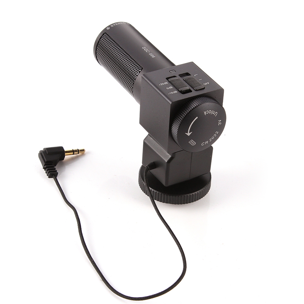 Handheld Cam Recording Microphone Stereo Photography Interview System Set