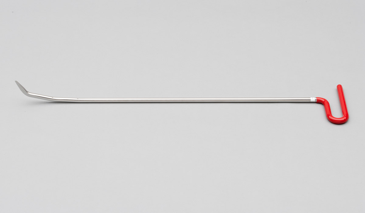 R-14 Rod, 3 bends, Tri-Pick Tip,  1/2" diameter 35" length 2" toe 130 degree tip