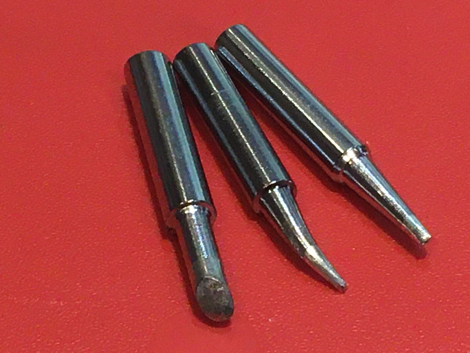 Milwaukee M12 3-PC Soldering Iron Tips For 2488-20 1 Straight, Angled & Chisel