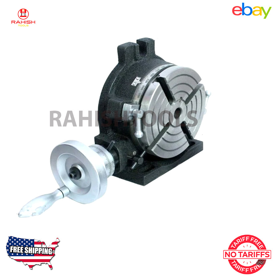 Rotary Table Horizontal Vertical 6" Inch HV6 4 slots 150 mm for Milling Machine