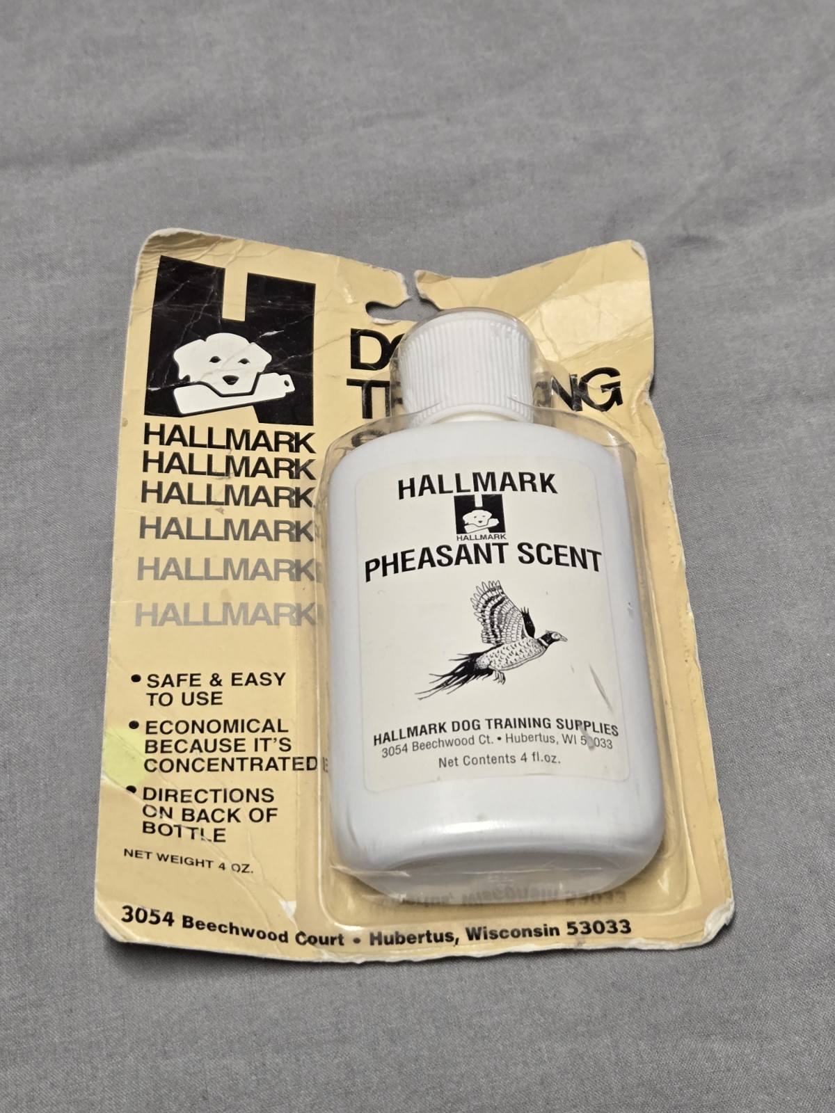 Hallmark  Systems Dog Training Pheasant Scent 4 oz. Bottle NOS