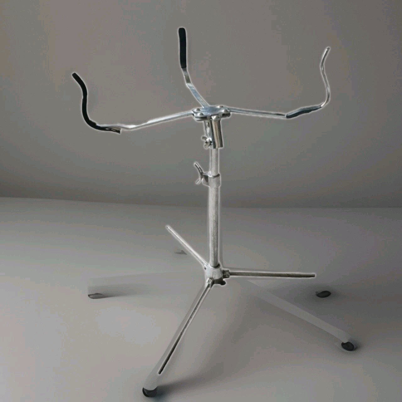 Vintage Snare Drum Stand Standard Flat Base 1970s Metal Steel Foldable FLAW