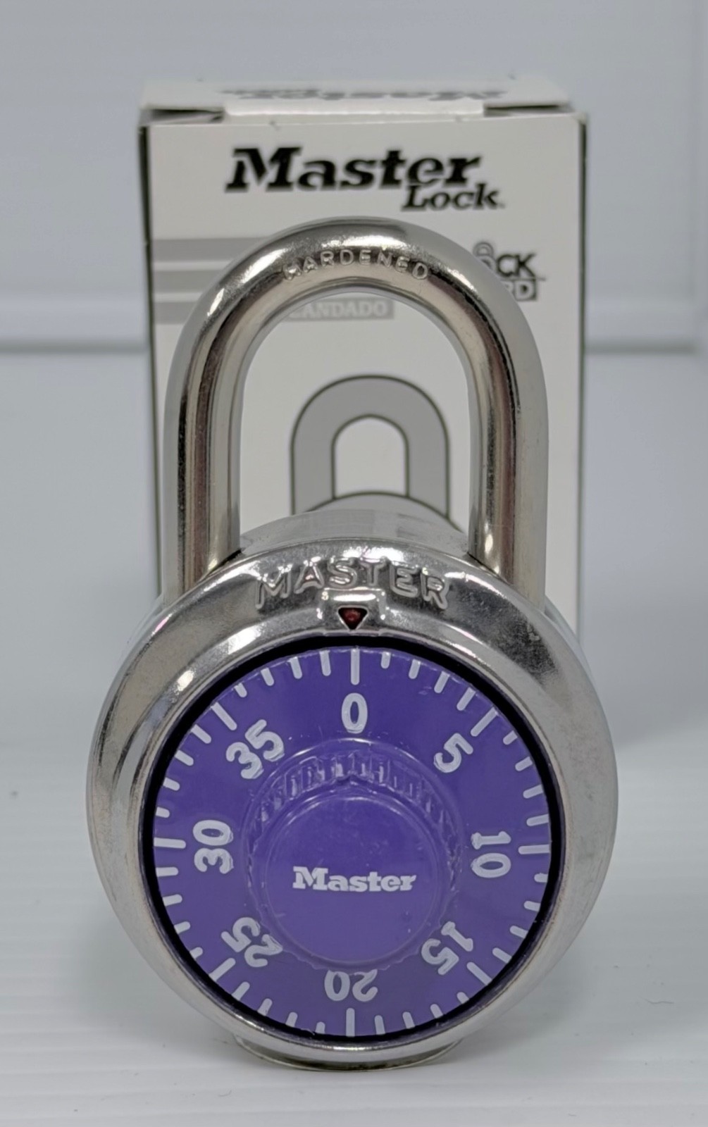 5 Locks- Master Lock 1525 Purple Locker Padlocks Combination Dial V59 Key Option
