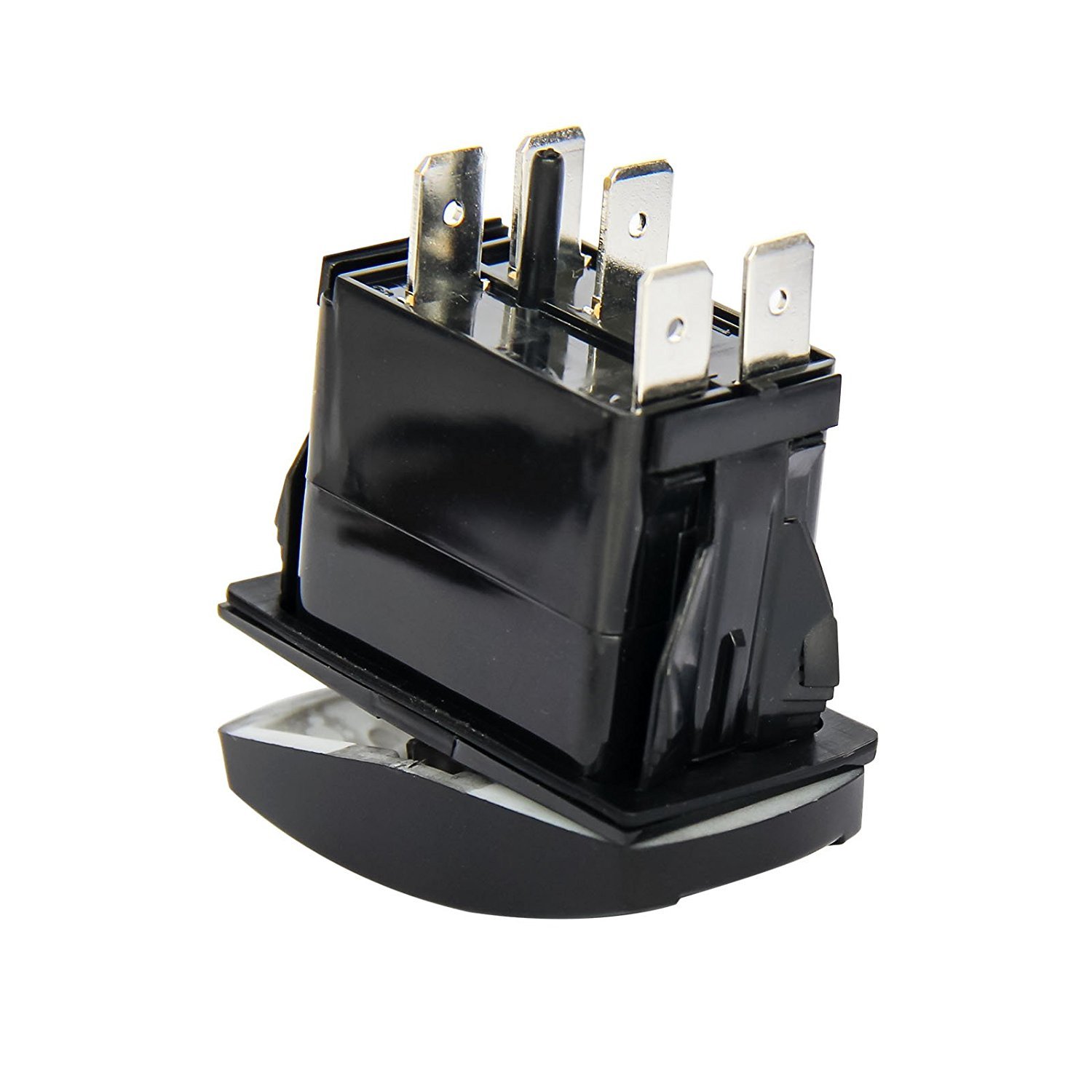 12V 5pin LED LIGHT BAR Rocker Switch ON-OFF BLUE Light 20A LED BAR switch