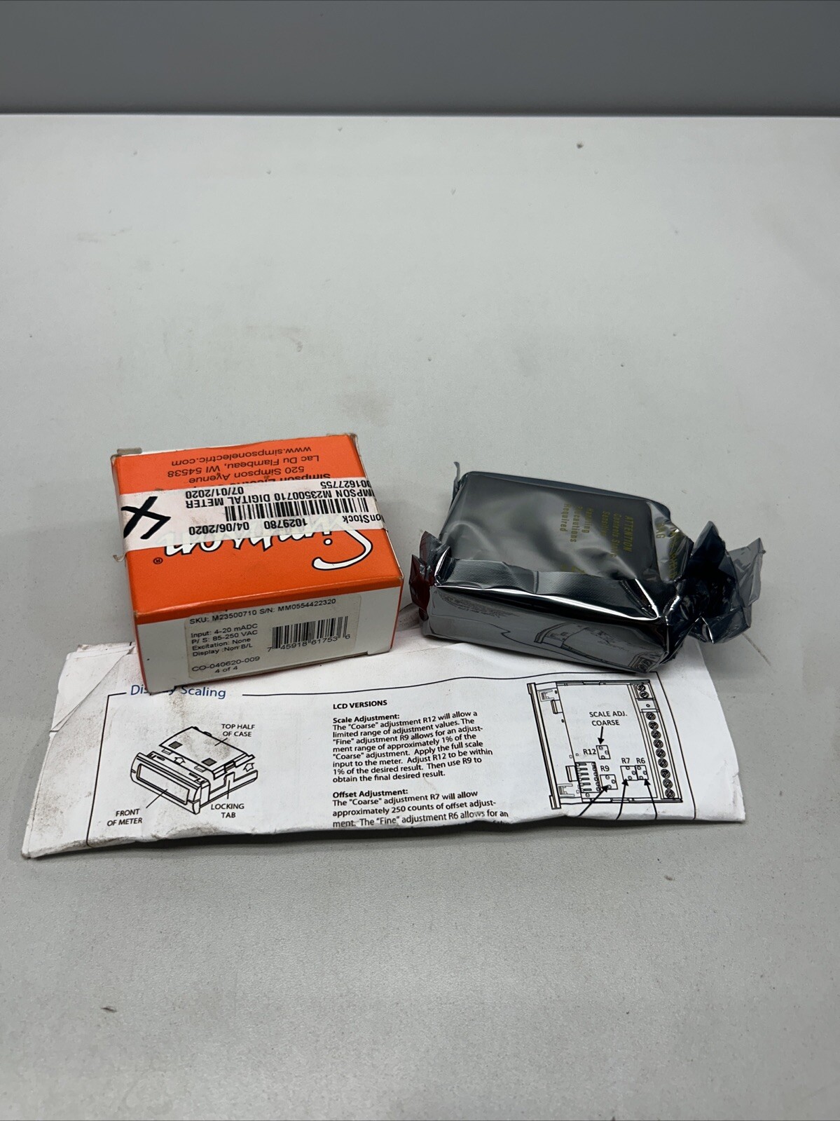 SIMPSON M23500710 / M23500710 (BRAND NEW)