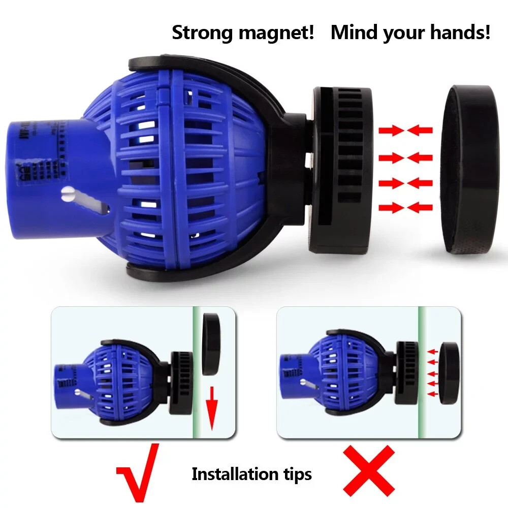 Submersible Wave Maker 360 ° Circulation Pump w/ Magnetic Mount - 2641.72 GPH
