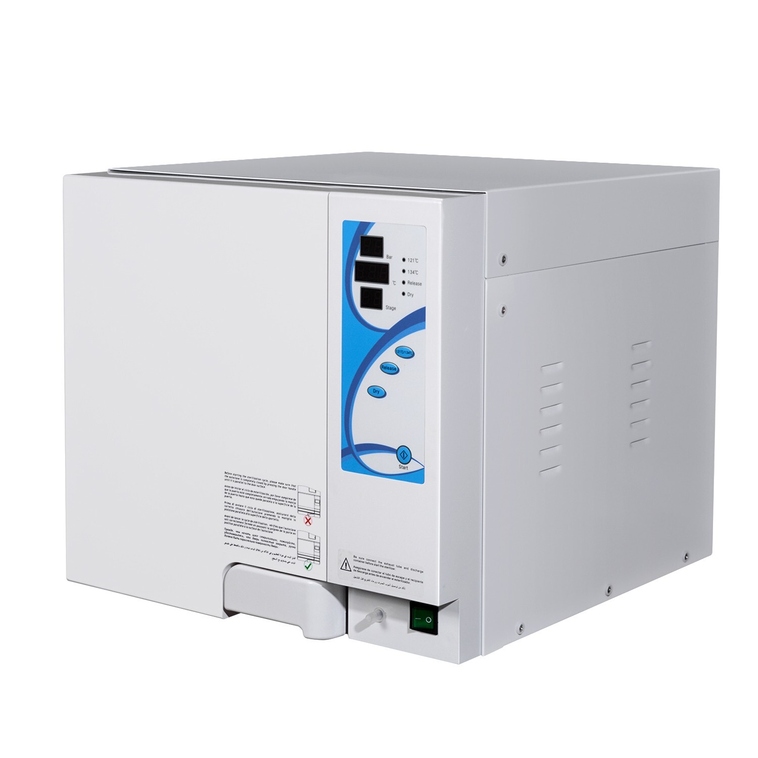 18L Dental Autoclave Steam Sterilizer with Drying Function Disinfection Unit US