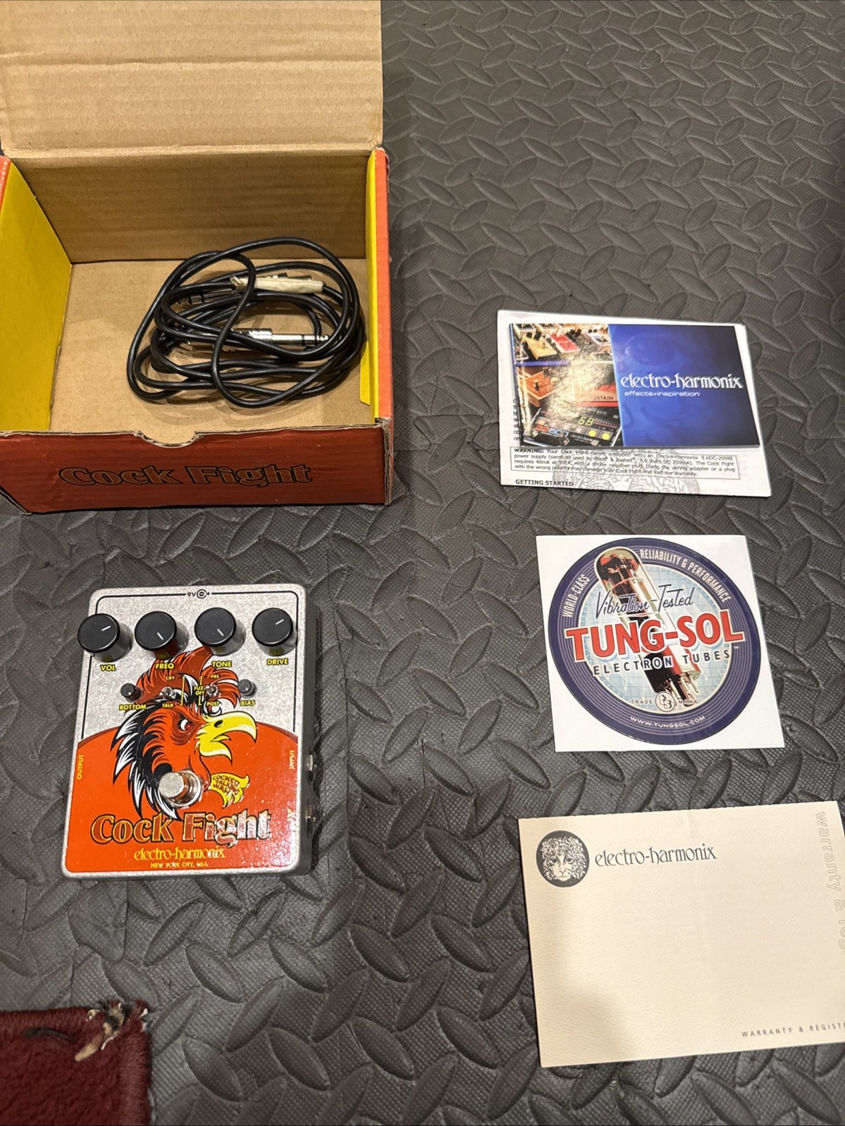 Electro-Harmonix Cock Fight Cocked Talking Wah and Fuzz Pedal