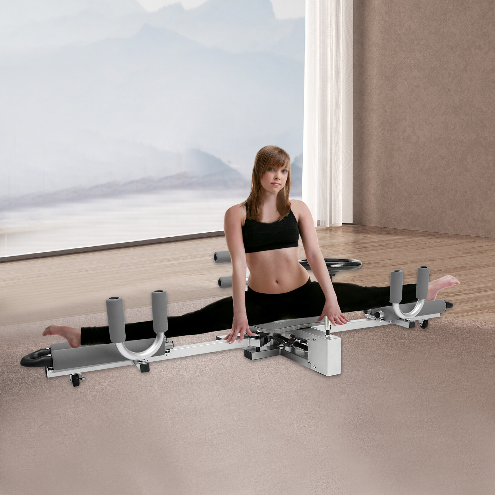 Leg Stretcher Fitness Stretching Machine Leg Training Arts Martial Equipment Gym