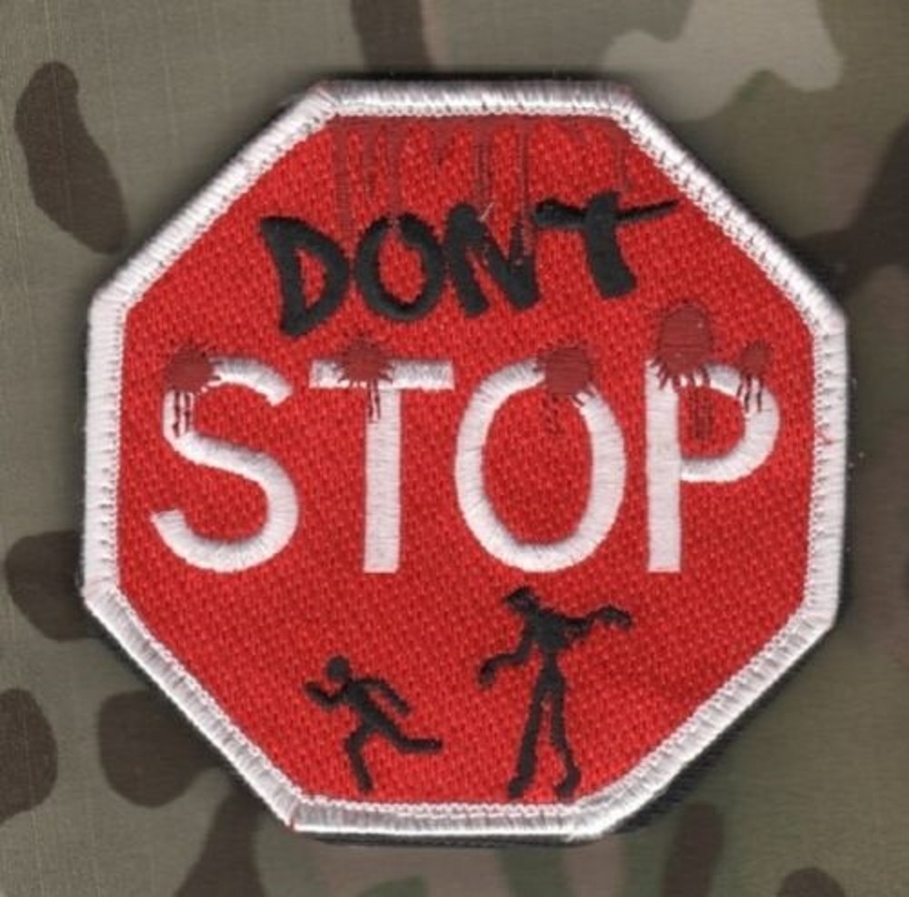 KANDAHAR WHACKER© JSOC SEAL ODA SAS JTF2 KSK SP OPS SNIPER INSIGNIA: 'STOP' Sign