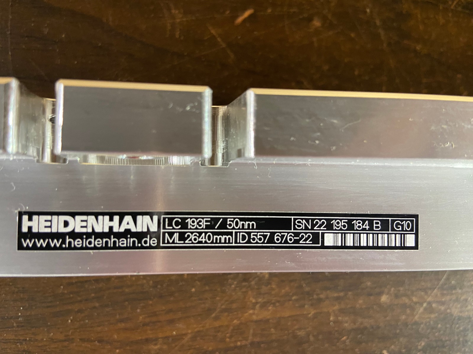 Heidenhain LC193F 2640mm Linear Encoder / Linear Scale