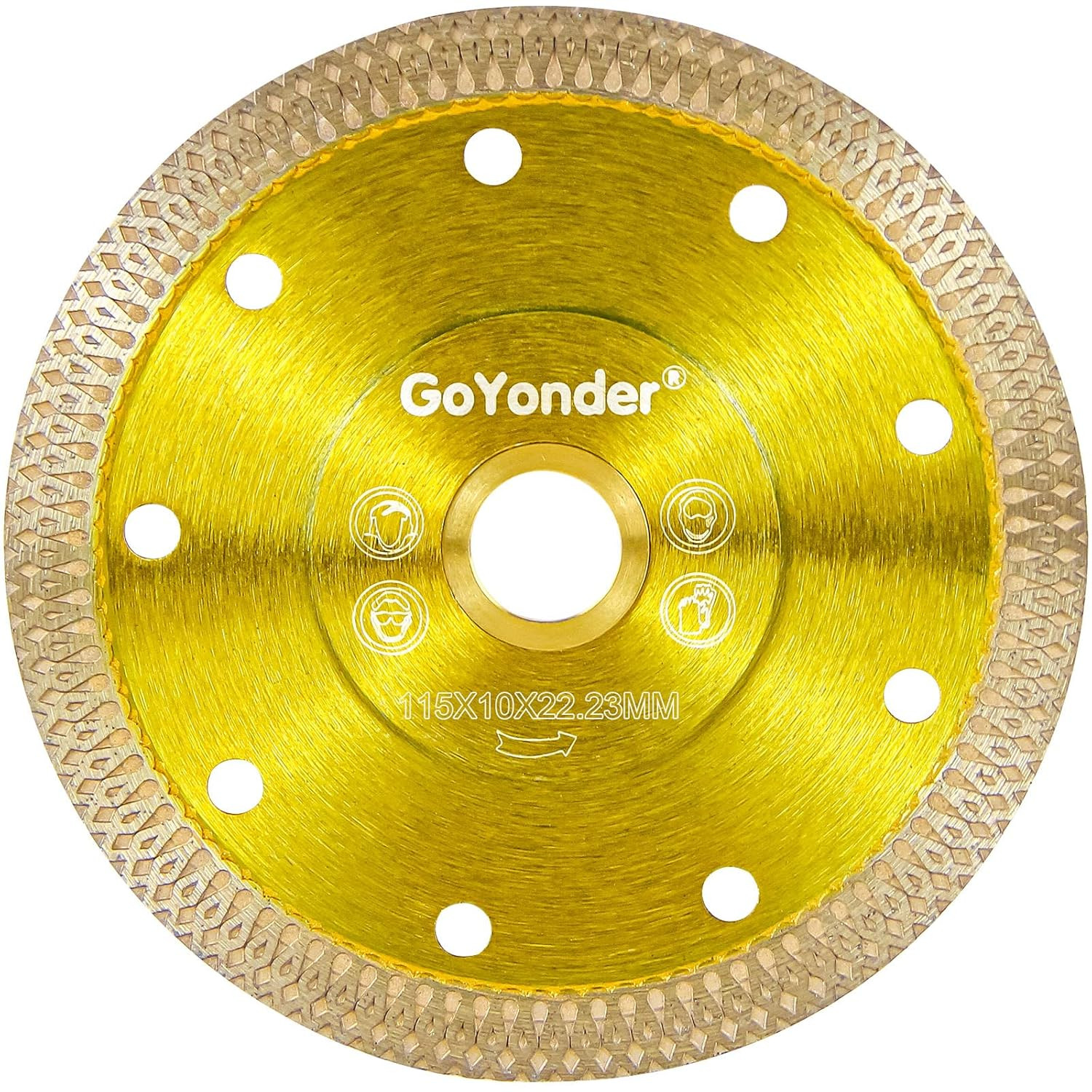 4.5" D115Mm Super Thin Diamond Ceramic Saw Blade Porcelain Cutting Blade for Cut