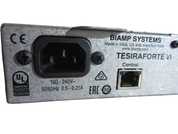 Biamp Tesira Forte VI Digital BIAMP SYSTEM