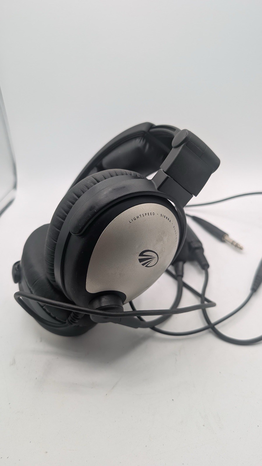 Lightspeed Sierra Dual Plug With Bluetooth Aviation Headset UNTESTED