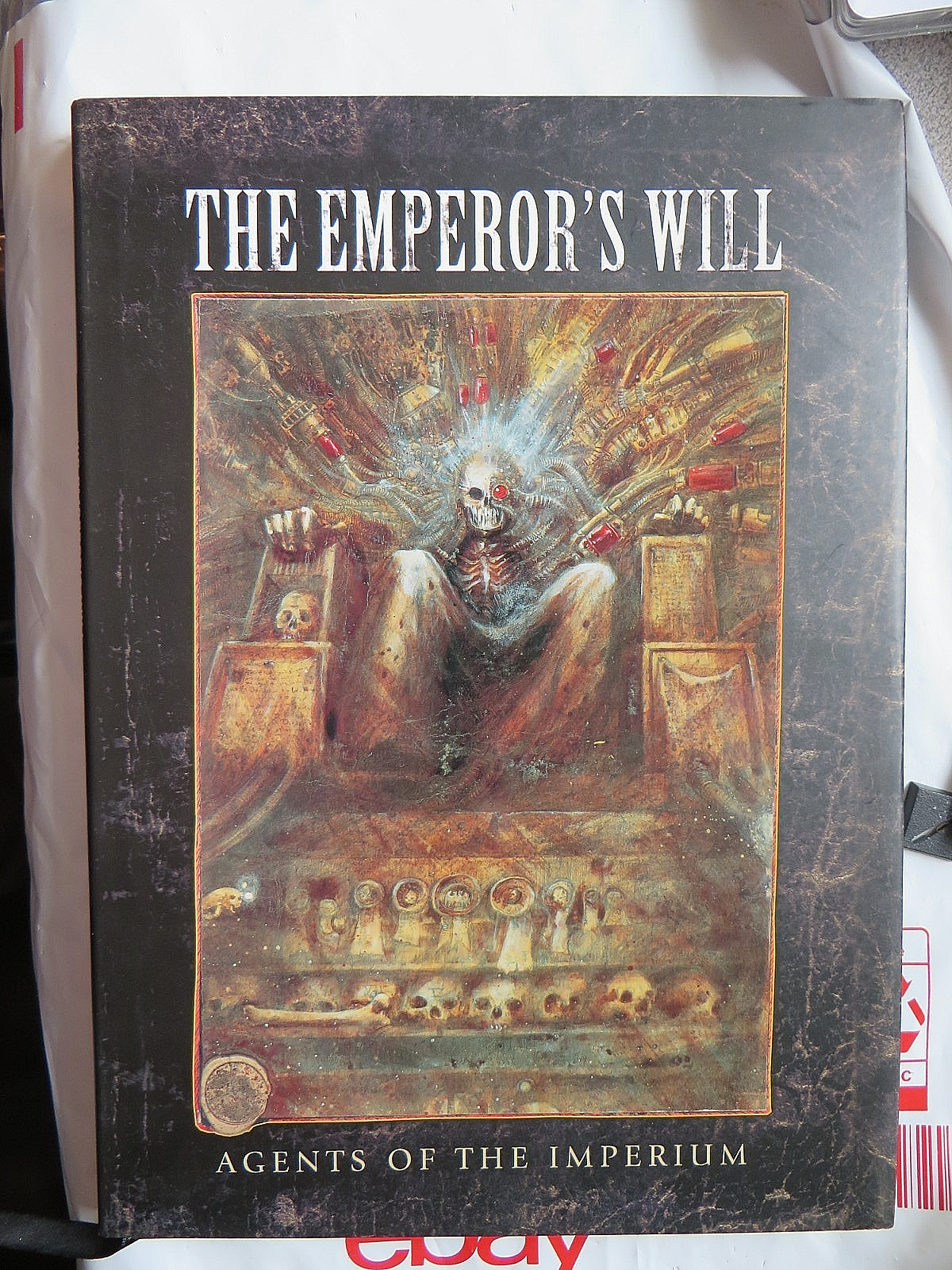 Warhammer 40k The Emperor's Will Hardcover Blanche John htf rare Agents Imperium